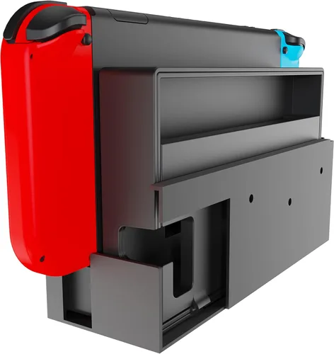 Vista 4 de Funturbo Soporte de pared para Nintendo Switch, kit de montaje en pared, soporte de montaje para interruptor compatible con Nintendo Switch OLED