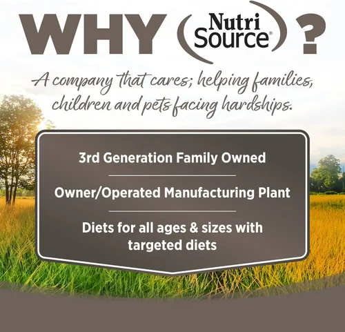 Vista 3 de NutriSource Alimento seco para perros mayores, pollo y arroz, 4 libras