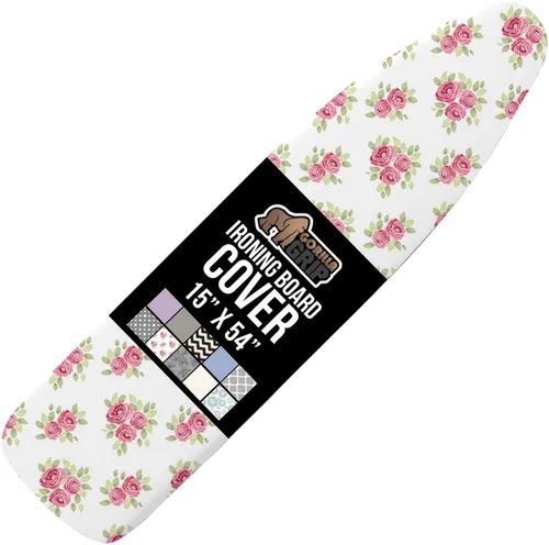 Vista 13 de GORILLA GRIP The Original - Funda y almohadilla para tabla de planchar, revestimiento de silicona, acolchado grueso resistente a quemaduras, fundas