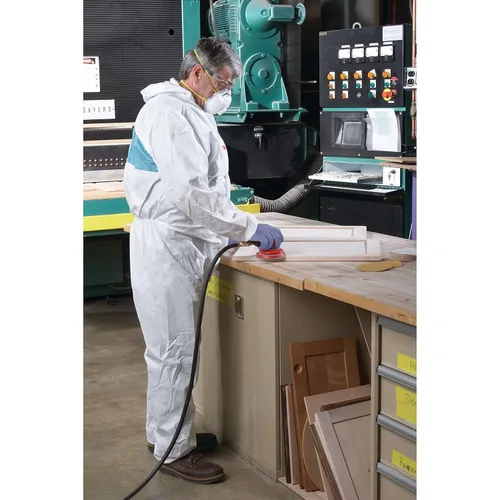 Vista 19 de 3M - Overol desechable de protección, paquete a granel de 25 unidades, con capucha con puños de punto, protección contra salpicaduras de líquidos