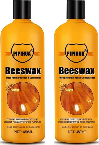 Vista 9 de PIPIHUA Cera de Abejas Abrillantadora y Acondicionadora para Muebles de Madera - Cera de Madera Impermeable y Restauradora, Cera de Abejas Multiusos
