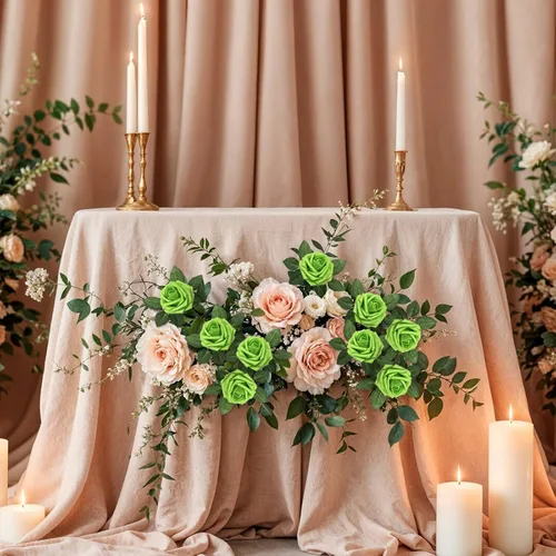 Vista 8 de Flores artificiales, rosas falsas de espuma de aspecto real, combo de flores artificiales de boda para ramos de boda, centros de mesa, arreglos