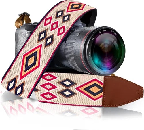 Vista 74 de Art Tribute Camera Strap for All DSLR and Mirrorless Cameras. Add Your Name Or Initials Make It a Personalized Gift