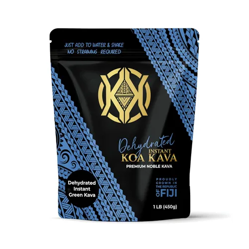 Vista 9 de Koa Kava Kava instantánea deshidratada - Polvo de raíz de kava Fiji verde instantáneo 100% deshidratado, 4 onzas (3.99 oz)