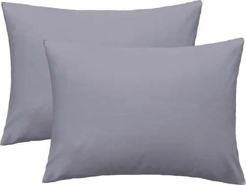 Vista 9 de iMaylex Fundas de almohada suaves 100% algodón egipcio con cierre de cremallera, acogedoras y ligeras, juego de 2, albaricoque, Queen, 20 x 30