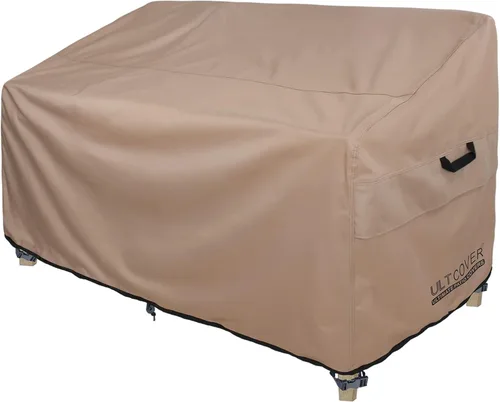 ULTCOVER Funda de sofá para muebles de patio, 74 pulgadas de ancho x 35 pulgadas de profundidad x 35 pulgadas de alto, impermeable, para exteriores