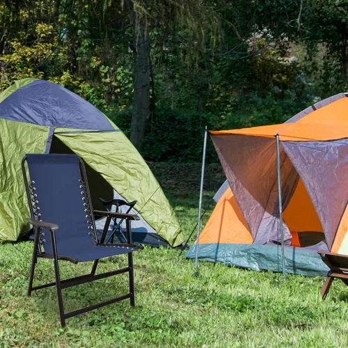 Vista 5 de Silla de suspensión plegable Caravan Sports color gris, talla única , Azul