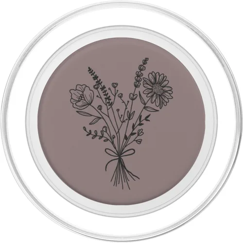 Vista 2 de PopSockets MagSafe PopGrip con diseño floral de flores silvestres neutras para iPhone