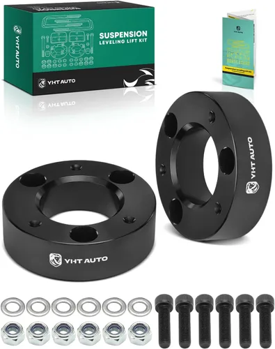 Vista 11 de YHTAUTO Kit de elevación de nivelación delantera de 1/2 pulgada compatible con Ford F-150 2004-2023, solo RWD/4WD, espaciadores de elevación