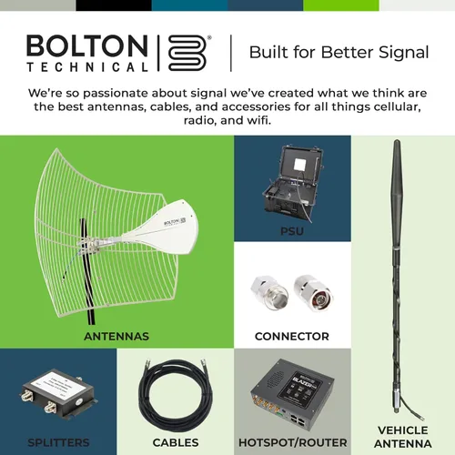 Vista 7 de Bolton Technical Soporte de antena Tri-Mag Montaje de antena roscada de 3/8" x 24 Imanes de cerámica de 8 polos de 4" con almohadillas de goma..