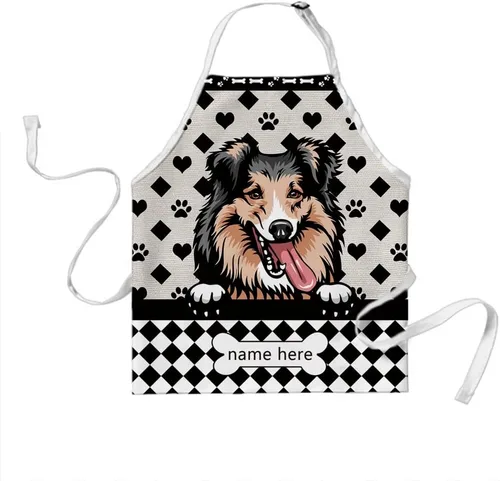 Vista 14 de Delantal de lunares para perro personalizado Lindo perro Rhodesian Ridgeback, RHODESIAN RIDGEBACK