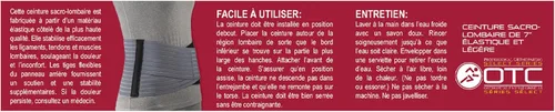 Vista 9 de OTC Soporte lumbosacro para mujer, espalda baja de 7 pulgadas, serie Select