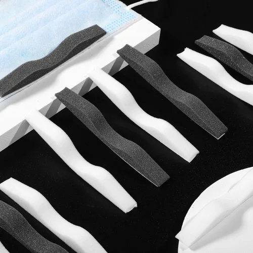 Vista 2 de Bbto - 50 almohadillas de esponja antivaho para puente nasal, almohadillas