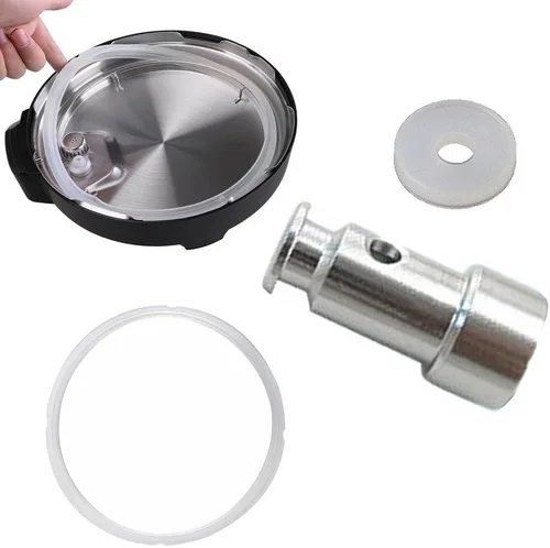 Vista 2 de Kit de sellador de válvula flotante de anillo de junta de sellado para olla a presión de repuesto 5 QT 6 cuartos de galón modelos