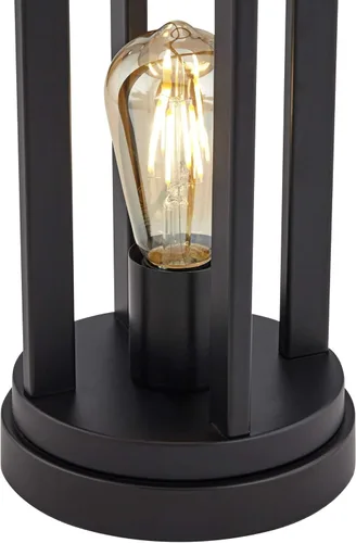 Vista 8 de 360 Lighting Marcel - Juego de 2 lámparas de mesa industriales modernas de 24 1/4 pulgadas de alto, con puertos USB, carga A+C, luz nocturna LED