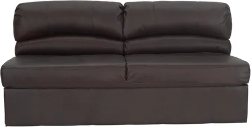 Vista 5 de RecPro Charles RV - Sofá Jackknife Sofá biplaza Sofá cama Opciones de longitud 62, 68, 72 pulgadas (62 pulgadas, castaño)