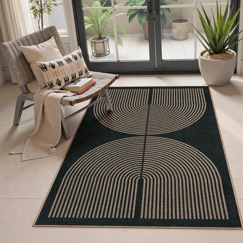 Vista 43 de Lahome Alfombras de exterior arcoíris para puerta delantera, 2 x 3, pequeñas alfombras de cocina lavables, alfombra neutral de granja