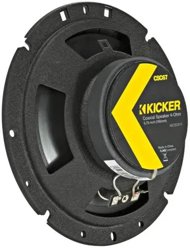 Vista 2 de KICKER 46CSC674 CS-Series CSC67 Altavoces coaxiales de 6.75 pulgadas (6.496 in), 4 ohmios (par)