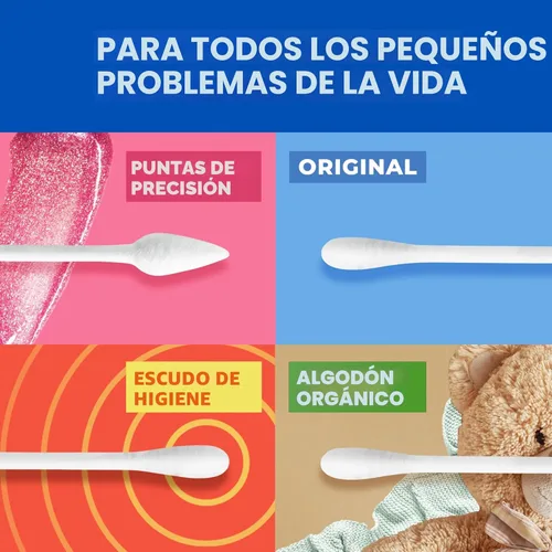 Vista 9 de Q Tips - Hisopo de algodón, tamaño 625 quilates, 625