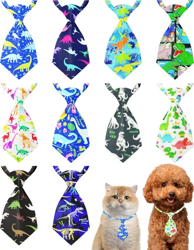 Vista 39 de PET SHOW 10 Pack Happy Birthday Dog Ties Neckties XS for Small Dogs