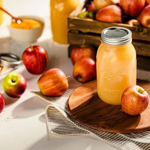 Vista 3 de Bola color 6 paquetes tapas y bandas, color azul, Tapas, paquete de de 4, Lids