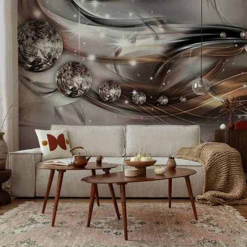 Vista 30 de artgeist Mural de pared abstracto de 77 x 55 pulgadas, papel tapiz autoadhesivo XXL, autoadhesivo, extraíble, gran adhesivo, decoración de pared