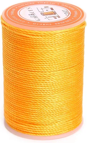 Vista 15 de FANDOL Cordón de poliéster encerado, cuerdas recubiertas de cera, impermeable, hilo redondo recubierto de cera para pulseras trenzadas, accesorios