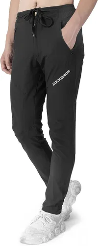 ROCKBROS Pantalones de ciclismo para hombre, pantalones de ciclismo de montaña de secado rápido, pantalones de ciclismo para correr, senderismo,