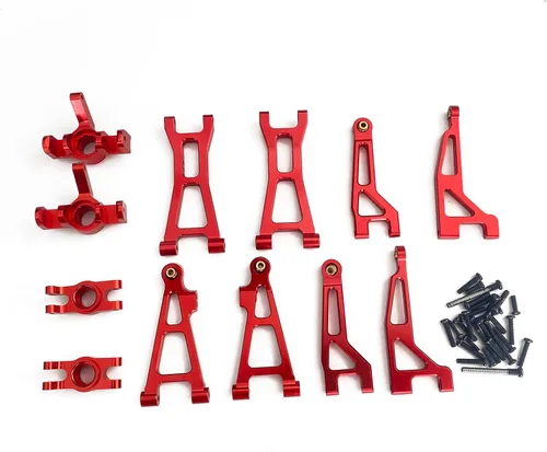 Compatible con piezas de coche RC Hyper GO, accesorios de aluminio de metal de actualización 1/16, kit de piezas de repuesto para H16BM H16GT H16DR