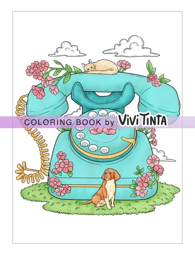 Vista 3 de Time To Chill Coloring Book of Awe-inspiring Discovery into the Tiny Worlds for Stress Relief and Relaxation