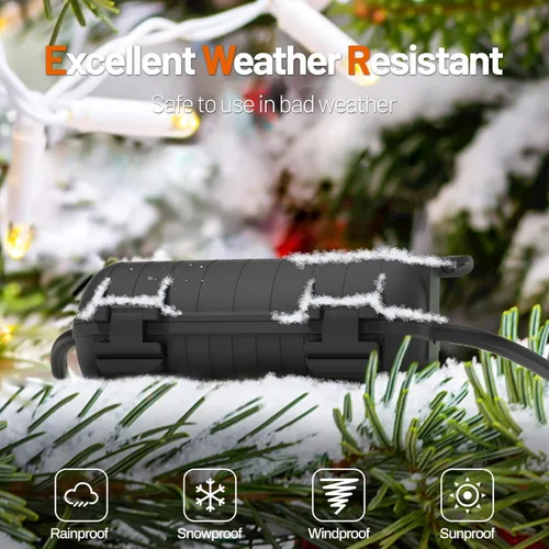 Vista 6 de Cubierta para Cable de Extensión para Exteriores, Protector de Conector de Cable IP54 Resistente al Agua, Caja de Seguridad Eléctrica