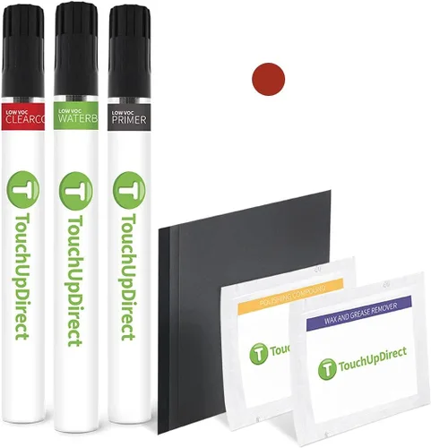 Vista 129 de TouchUpDirect QAK - Aerosol de pintura de retoque de color blanco sólido compatible con Nissan Exact Match - Kit esencial