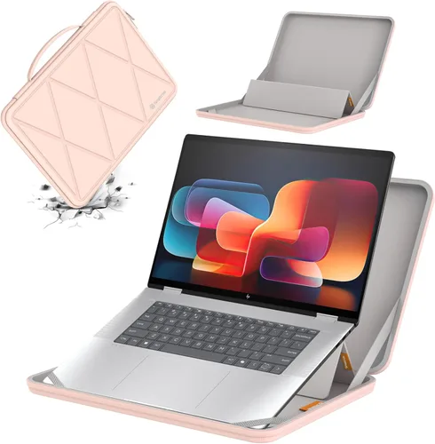 Vista 31 de Funda protectora rígida Smatree MS41T EVA con soporte compatible para laptop HP OmniBook Ultra Flip 2-en-1 de 14 pulgadas Next Gen AI PC MS - Negro