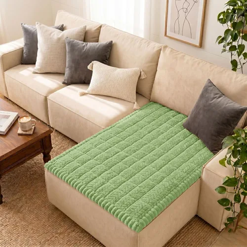 Vista 99 de Smiry Fundas Antideslizantes para Reposabrazos de Sofá para Perros, Fundas Mullidas para Reposabrazos de Sofá Aptas para Mascotas, Protectores