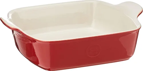 Vista 5 de Emile Henry Made In France Modern Classics - Plato cuadrado para hornear de 9 x 9 pulgadas/2 cuartos de galón, gris perla