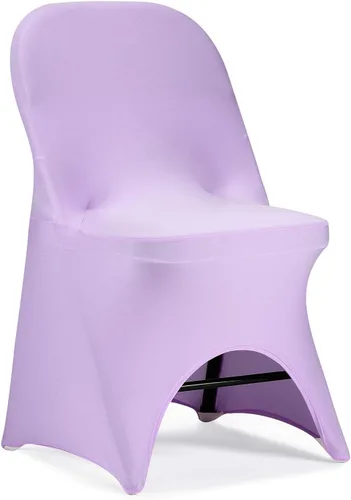 Vista 11 de Funda de silla Peomeise plegable, de elastano elástico para bodas, fiestas, banquetes, eventos