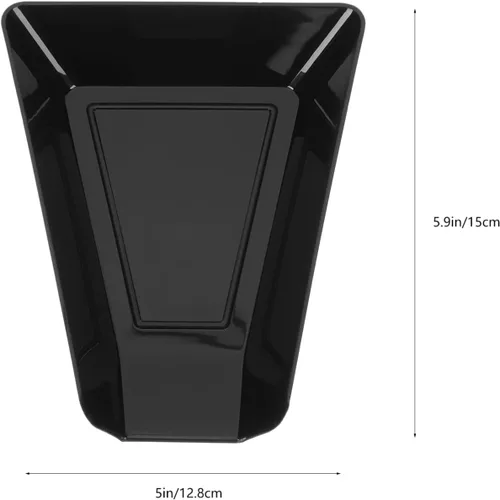 Vista 7 de Zerodeko Bandeja reutilizable para granos de café, 2 unidades, para cocina, cafetería, comedor, diseño de pendiente, sin fugas, uso flexible