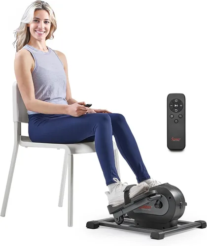 Vista 9 de Sunny Health & Fitness Under Desk Pedal Elliptical Machine, Adjustable Resistance Leg Exerciser Office Home Workout While Sitting for Seniors