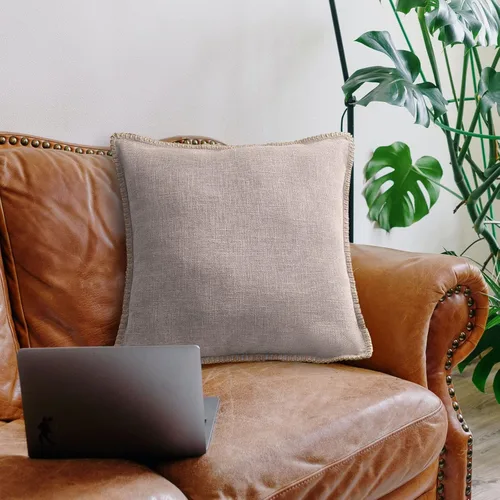 Vista 5 de Fundas de cojín decorativas modernas para decoración del hogar, funda de cojín lumbar para sala de estar, sofá, cama, 18 x 18 pulgadas