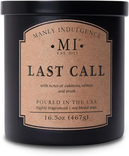 Vista 65 de Manly Indulgence After Hours - Velas perfumadas para hombres, 16.5 onzas, una sola mecha, cera de mezcla de soja premium, 60 horas de combustión