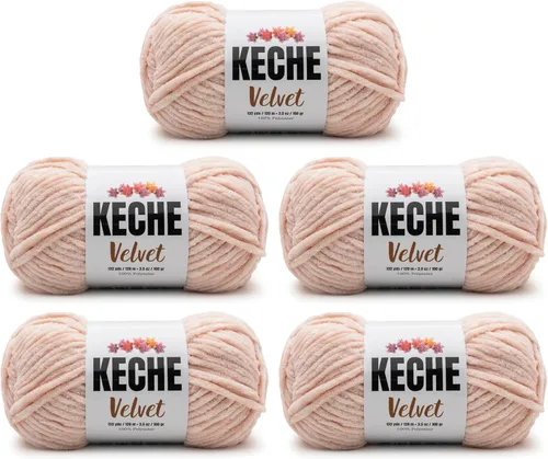 Vista 81 de Hilo de terciopelo Keche para crochet, suave chenilla voluminosa para bebé, manta Amigurumi, 100 gr (121 m) - Blanco