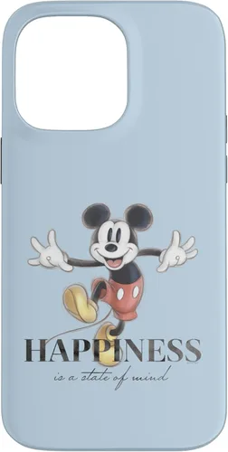 Vista 21 de Disney 100 aniversario Mickey Mouse D100 Quote Happiness Case para iPhone 17