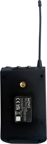 Vista 8 de Movo WMX-20-DUO Sistema de micrófono inalámbrico UHF de 48 canales con 1 receptor, 2 transmisores y 2 micrófonos de solapa compatible con cámaras