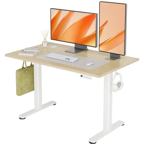 Vista 86 de INNOVAR Escritorio eléctrico de pie, escritorio de pie de altura ajustable, escritorio de pie de 40 x 24 pulgadas para computación de oficina