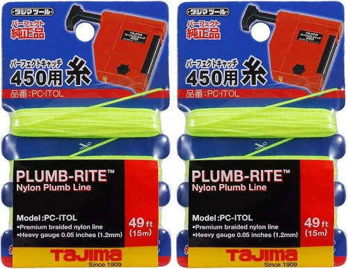 Vista 2 de Tajima PC-ITOL Plumb-Rite Plumb Bob Line 49 pies