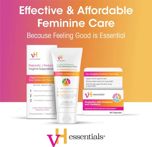 Vista 6 de vH Essentials Probióticos para mujeres con prebióticos, arándano y vitamina C – 120 cápsulas (suministro para 60 días) – Los probióticos apoyan