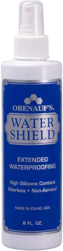 Obenauf's Water Shield - Spray impermeabilizante inodoro para telas y cuero (botella de 8 onzas)