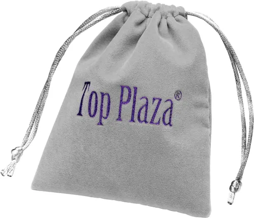 Vista 7 de Top Plaza Reiki - Juego de pulseras elásticas de cuarzo con cristales curativos y alas de ángel talladas