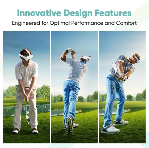 Vista 7 de VR Golf Attachment Club for Oculus Quest 3 Accessories Golf+ Grip Handle VR Golf Attachment,Golfing Game Realistic Extension Adapter