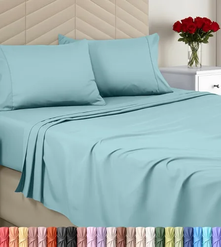 Vista 16 de Utopia Bedding - Juego de sábanas, tamaño individual, microfibra cepillada, suaves, esquinas profundas, incluye 1 encimera, 1 bajera y 1 funda (gris)